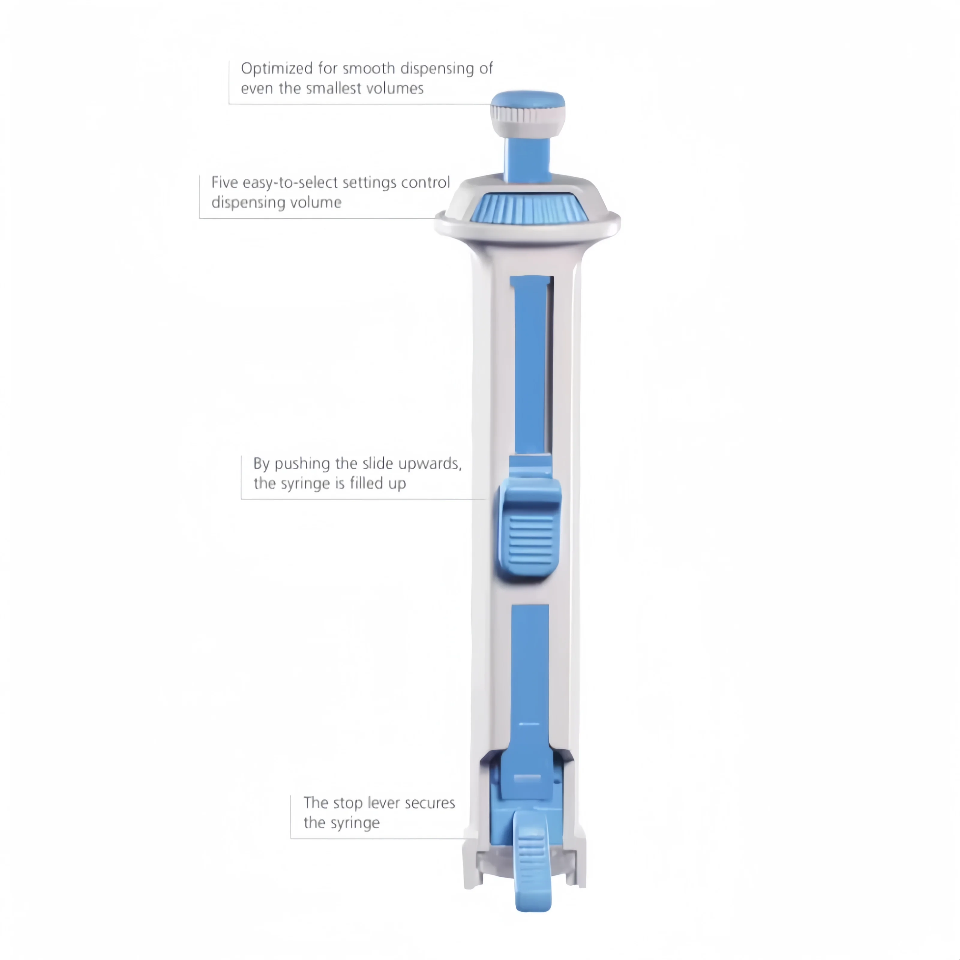 Lightweight and Sturdy Precision Dispensing Repeat Continuous  Adjustable Pipettes