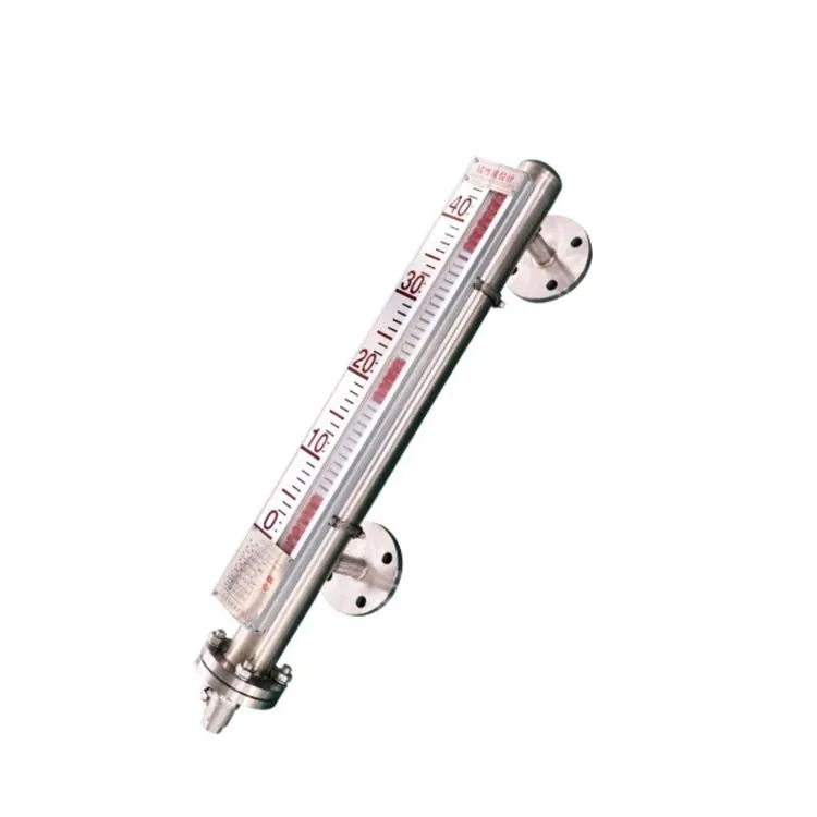 Stainless Steel Magnetic Flap Level Gauge Local Visual Display Liquid Level Indicator for Industrial Tank Monitoring
