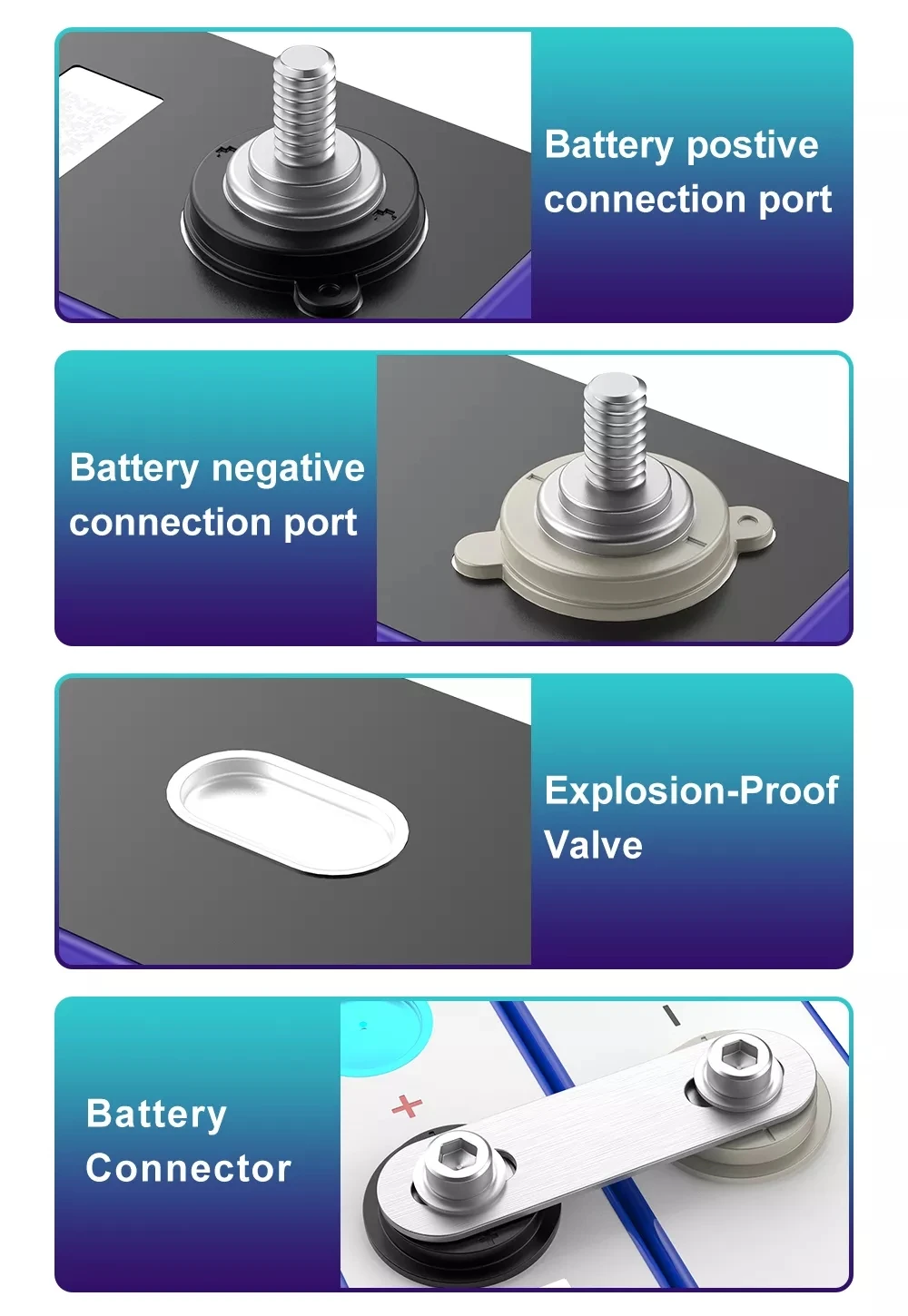 Bateria Lifepo4 De New Cell Grade A+ 12v 48v 100ah 200ah 280ah 300ah
