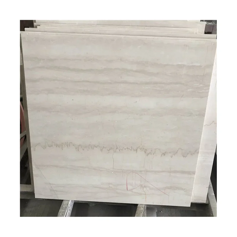 Tiles ta’ marmur Roman bi ħwejjeż tal-legno, bil-kulleur bejża, għall-idejn interni u l-art, tiles ta’ marmur bil-mudell tal-legno kroazjan.