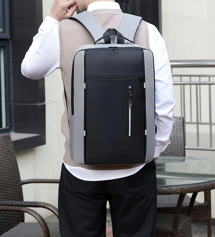 Laptop Waterproof Business Backpack Men Usb School Backpacks Large ...