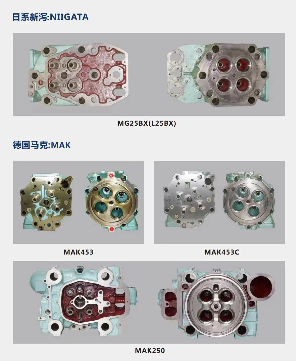 Cylinder Head For Daihatsu/ Man / Wartsila /niigata /mak/ China Brand