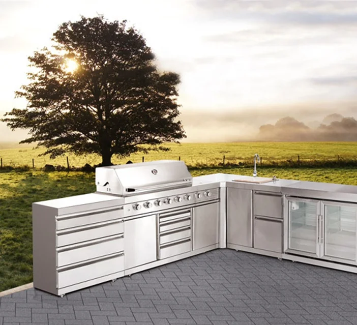 New Age Modular Stainless Steel Outdoor Kitchen Cabinet Architectural  California - Main Image