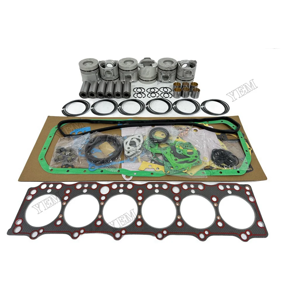Replacement Rebuild Kit With Cylinder Gaskets Piston Rings Suitable for Doosan / for Develon DB58 High Quality Engine Parts 3