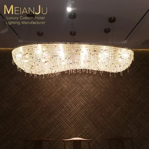 Zhongshan Luxury K9 Crystal Chandelier Modern Multicolor Indoor Hanging Pendant Light Premium Decor Lighting for Home & Hotel