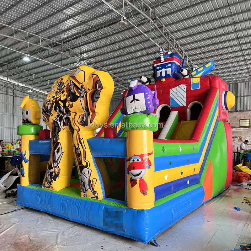 Best Iron-man Slide Istana Balon Wahana Mainan Anak Balon - Buy ...