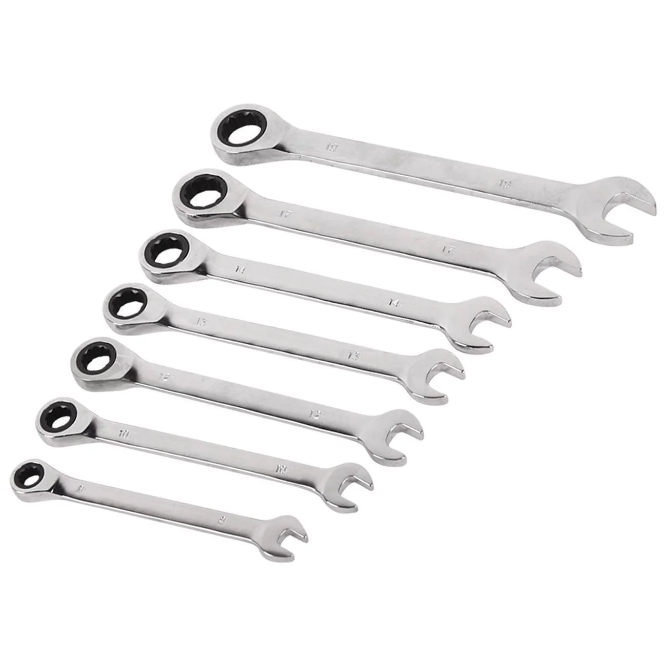 Clé Mixte à Cliquet Métrique 10mm CRV Tête D'extrémité De Boîte En Acier Clé à Cliquet à 72 Dents