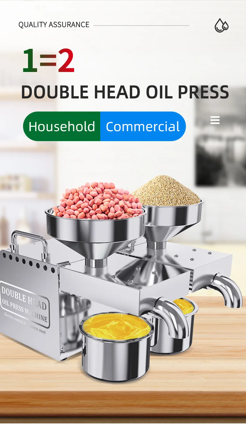 Peanut Sacha Inchi Oil Extraction Maker Machine /Sesame Seeds Oil Press Machine /Oil Pressing Machine for Commercial Home Use