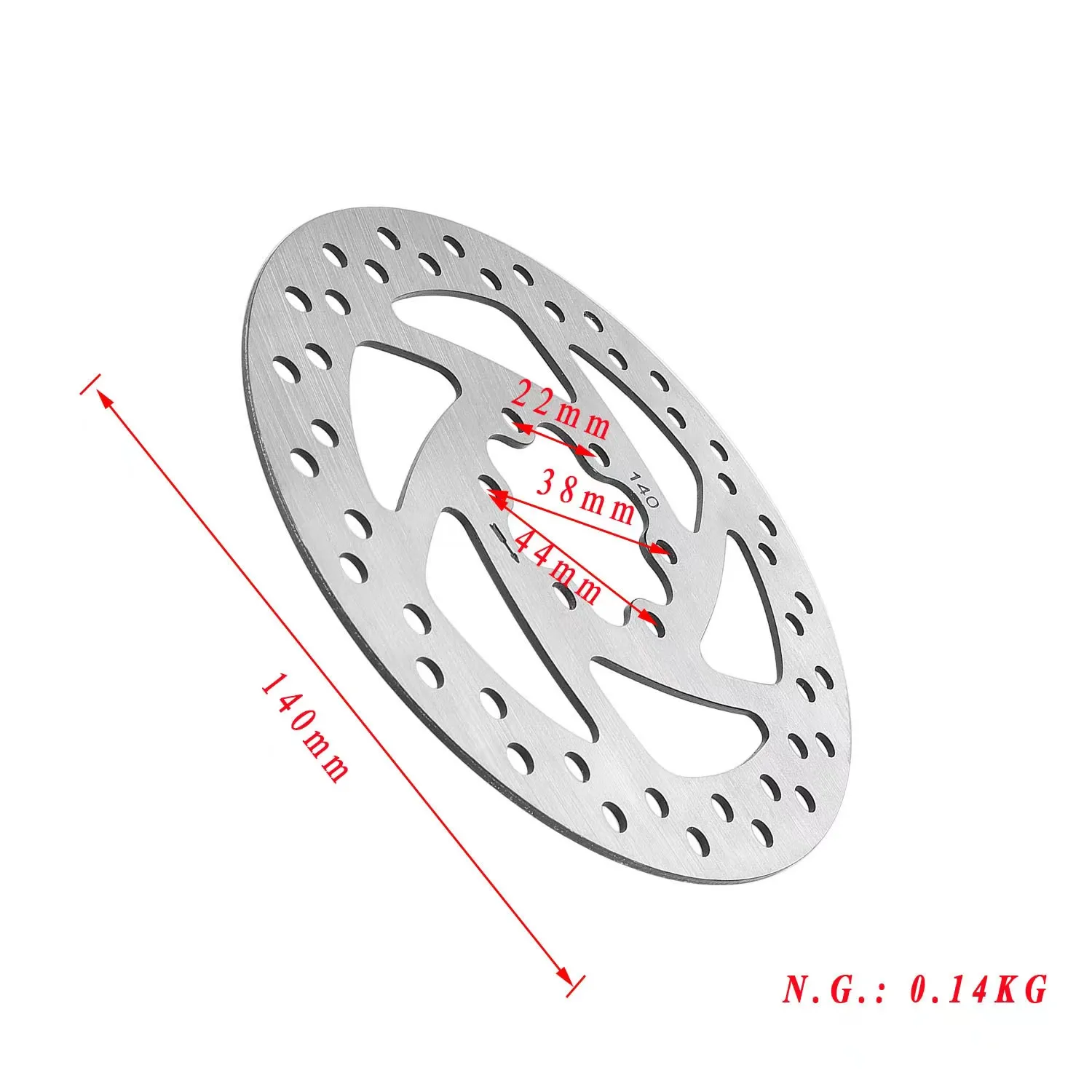 140MM Electric Scooter Brake Disc Scooter Accessories