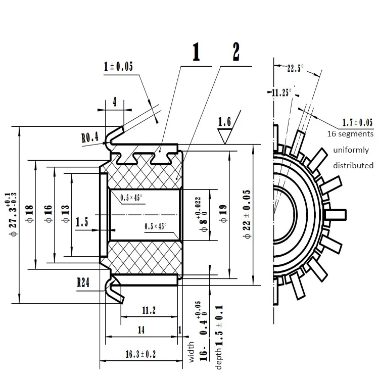 Alternator DC Motor Commutator Auto Alternator Quality Hook Type Segmented Commutator