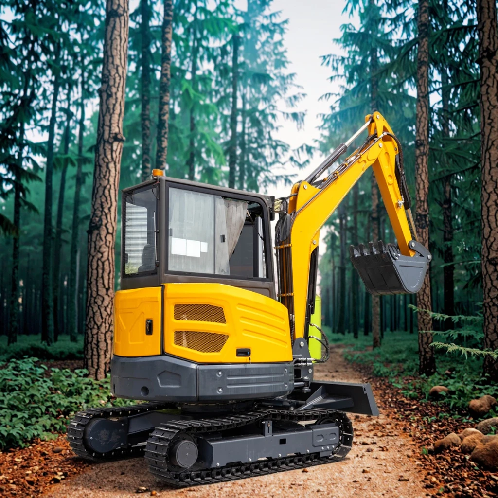 Sprzedaż fabryczna HT35 mini koparka, dobre silniki, 3,5 tony, koparka z homologacją CE EPA