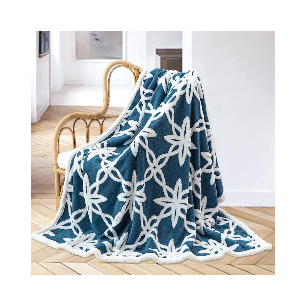 Jacquard Cationic Double Layer Blanket