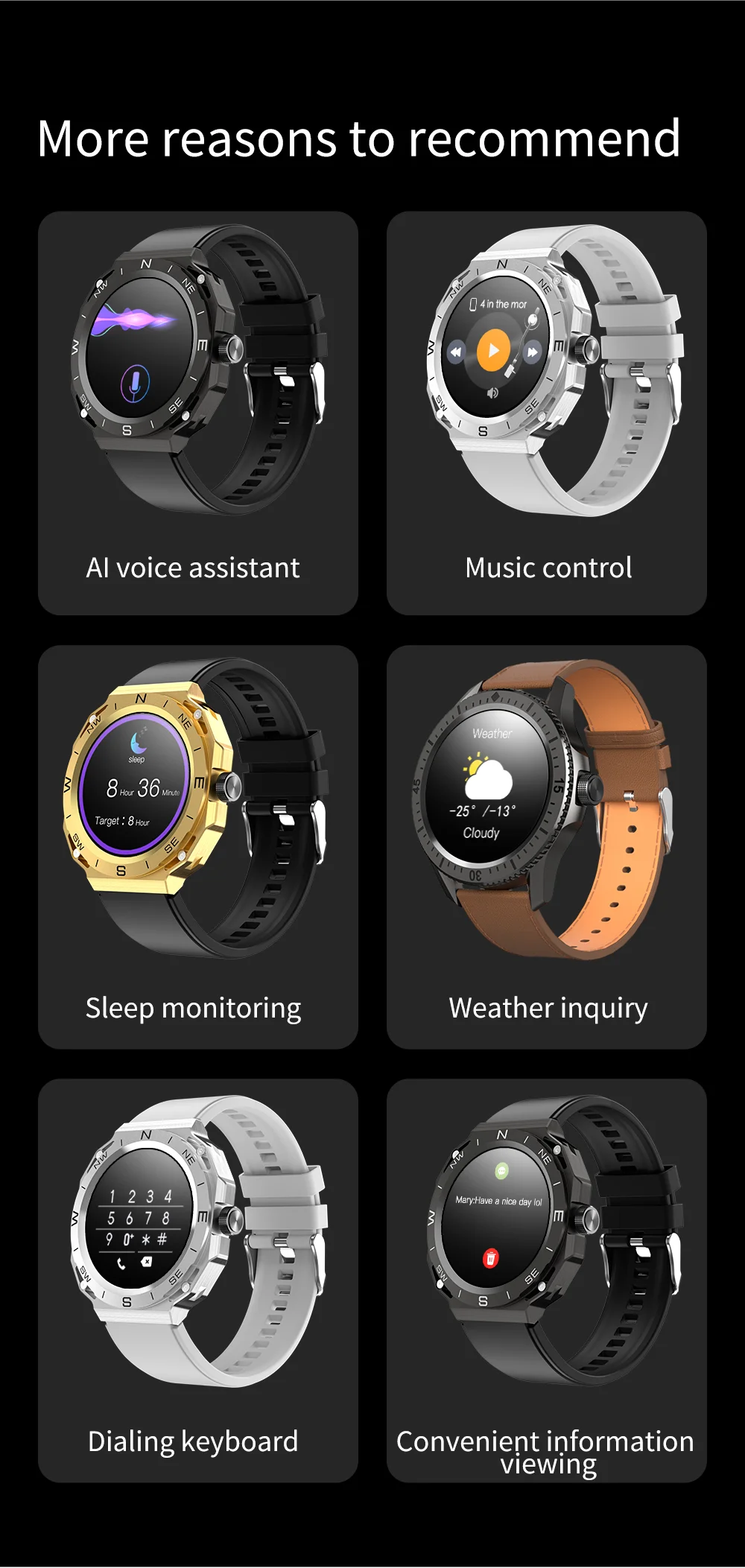 2023 SK22 Smart Watch Advanced Features Customizable Design