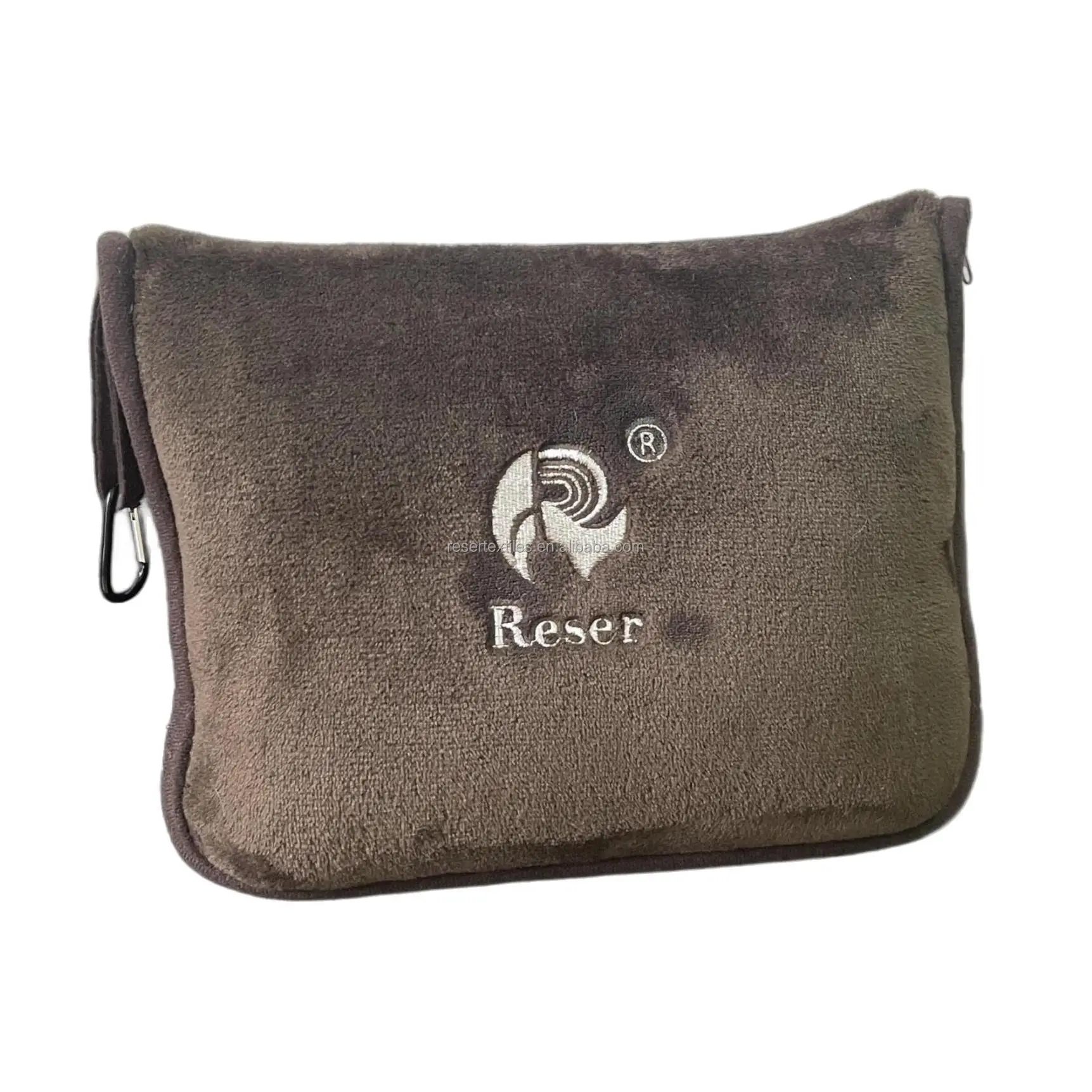 Fashional Premium Promotional Gift Handbag Shopping Sports Hiking Camping Aircraft Car Travel Picnics Party Throw Blanket 100%