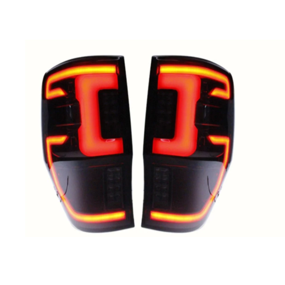 Feu Arrière à LED avec Clignotant Dynamique pour Ford Ranger 2012 - 2018 T6 T8 Pick-up Feu de Position Arrière Feu de Frein Feu de Marche Arrière