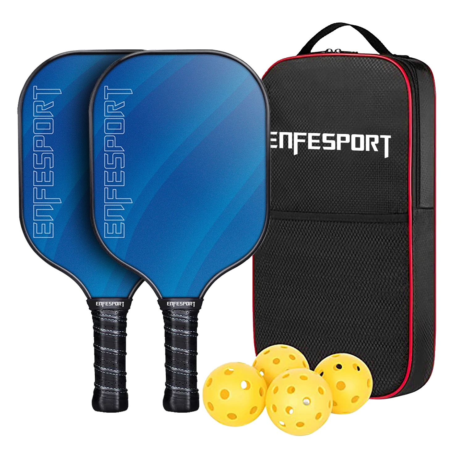 Usapa High Quality Custom Logo 14mm 16mm Pickleball Paddles Set Of 2 ...