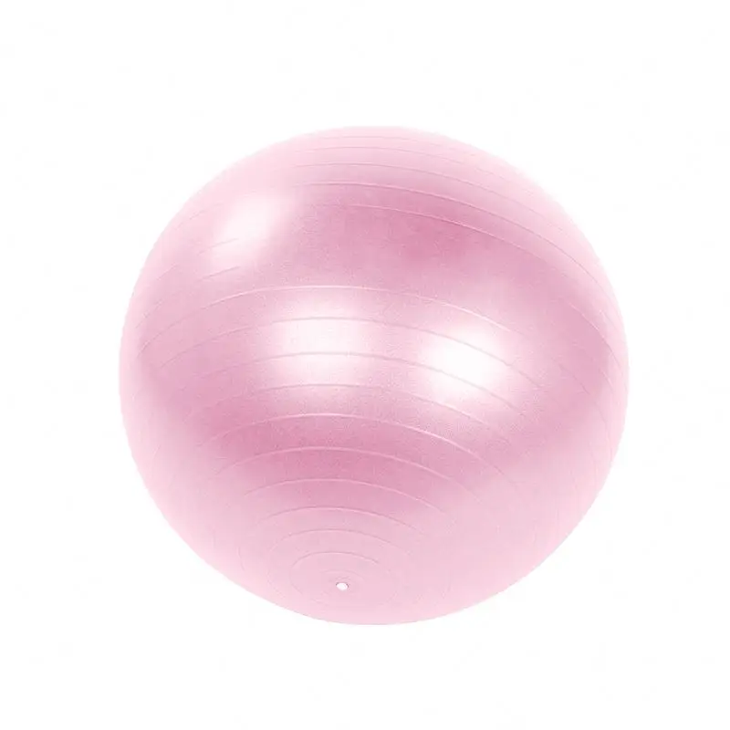 Противоскользящий 65 см спортивный Надувной мяч для йоги с логотипом устойчивости пилатеса