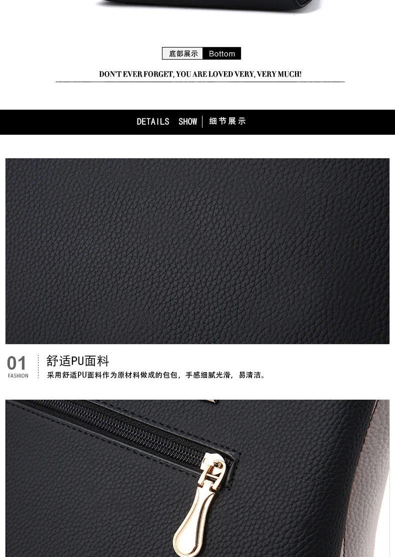 Hot Sale  Large Capacity Woman Handbag  Female Zipper Casual Shoulder Bags Lady  Leather Tote Crossbody Bag Women's Shoulder Bag