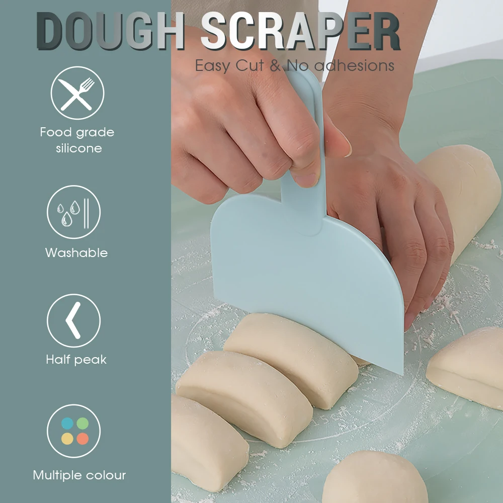 Masthome Hot selling colorful dough cutter Baking Tool Kitchen Accessories cake Dough Scraper