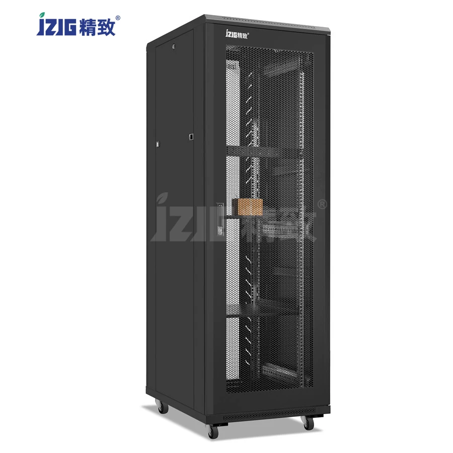 2024 New Arrival 37U Network Server Rack 19-Inch Data Center Cabinet with Cooling Fans Products in Stock