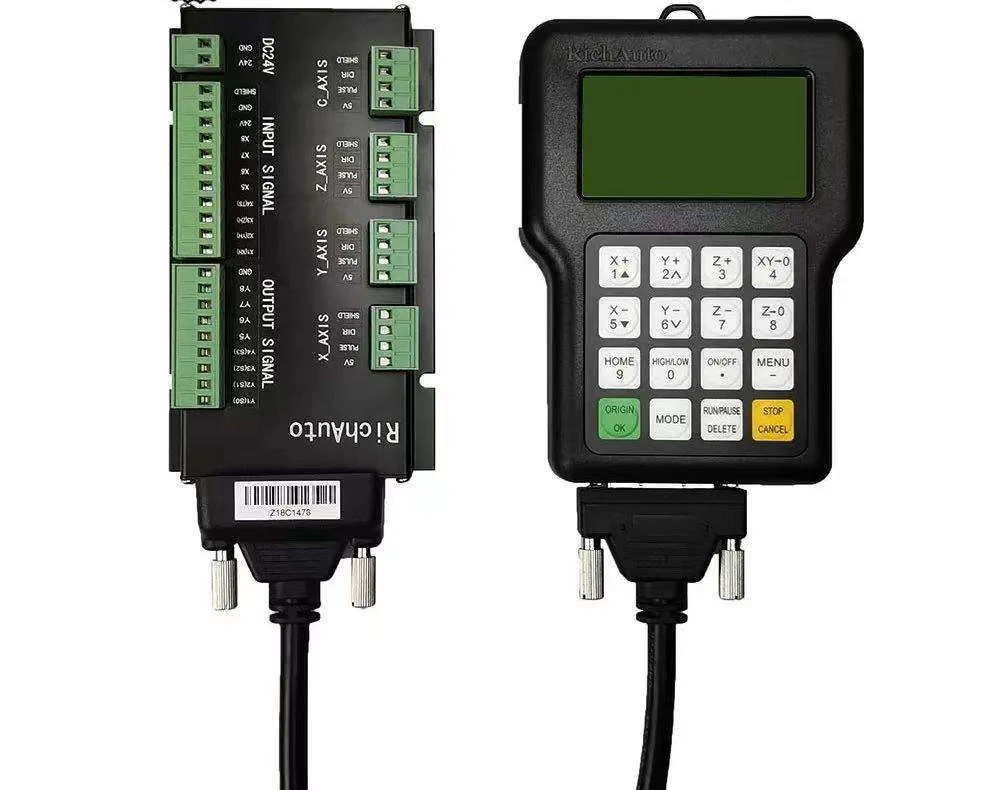 TEBAK Engraving Machine Handle Controller CNC Controller Richauto DSP A11E A18E 3Axis 4Axis USB Remote Control System