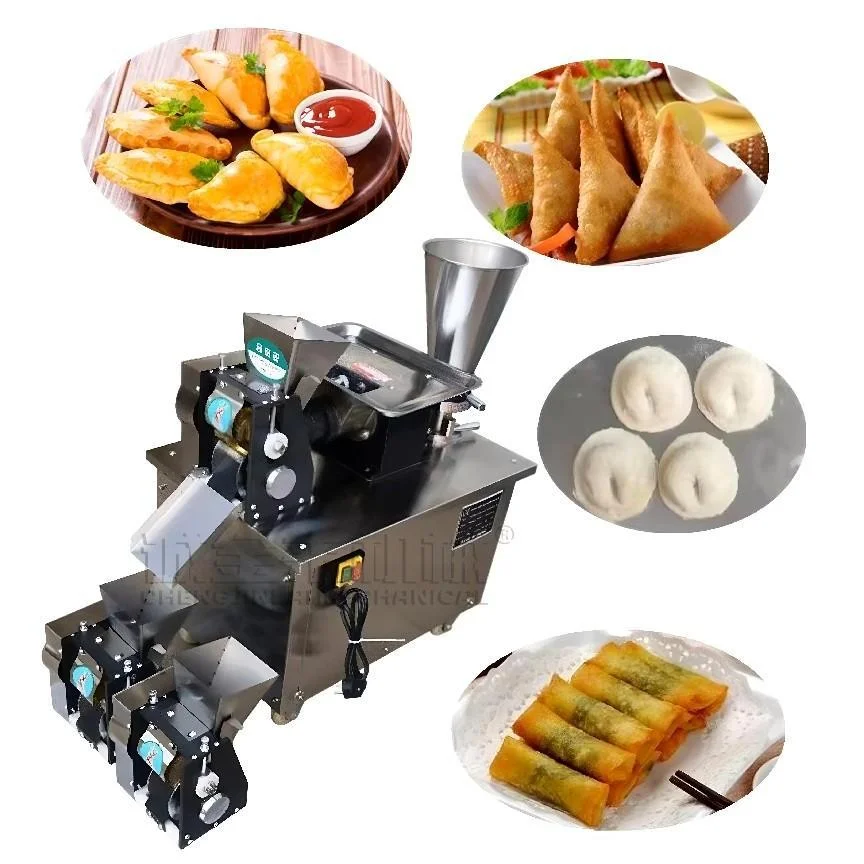 Low Labor Automatic Mini 80 Dumpling Wrapper Somosa Empanada Spring Roll Dumpling Making Machine for Home Price