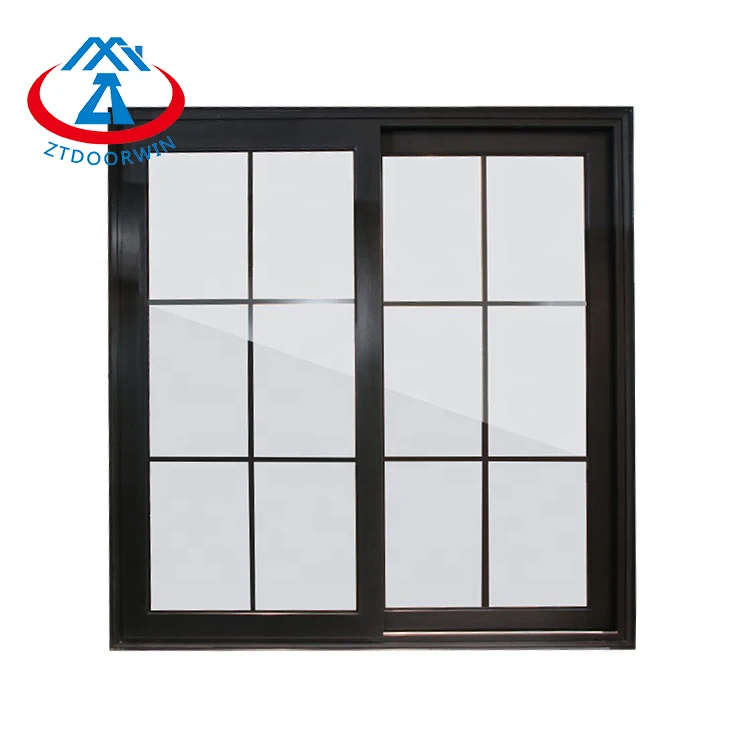 ZHTDOORS Security in Veranda Small Rv Timber Sliding Simple Double Glass windows