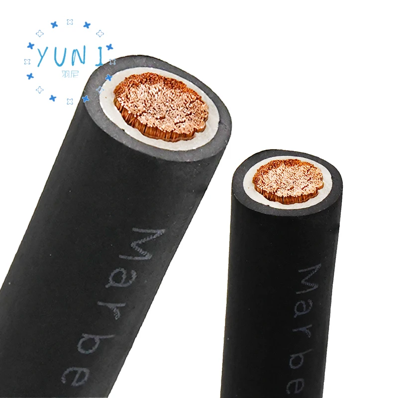 YUNI 0361TQ BS EN 60332-1-2 BS 638 Black Welding Cable