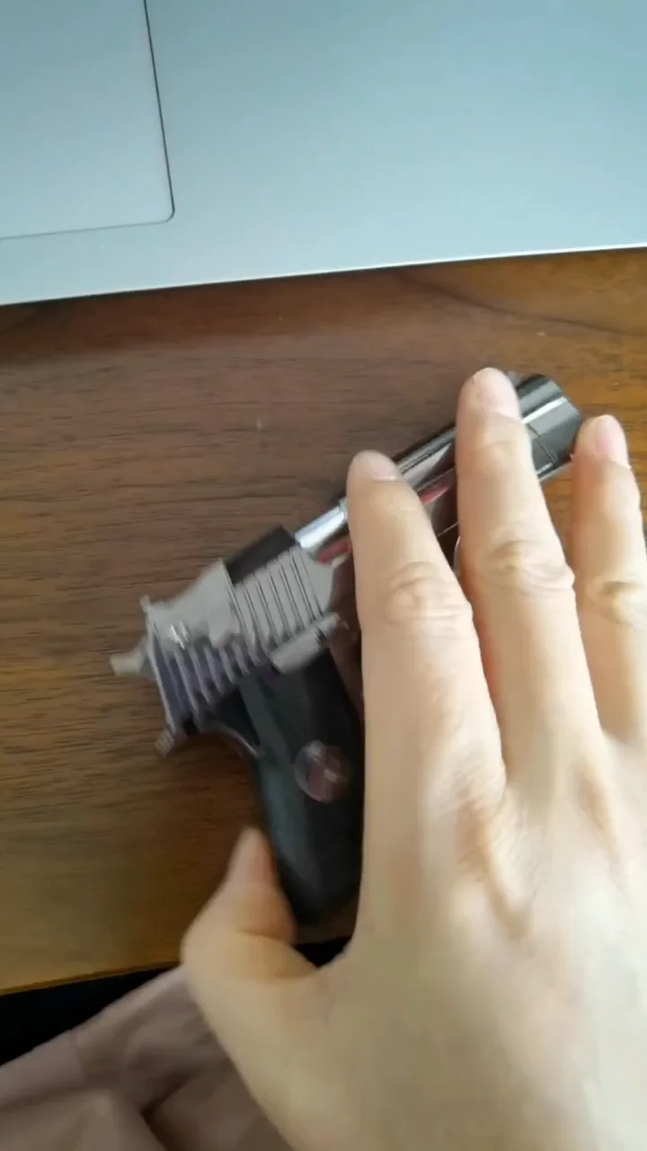 Hot Saling Desert Eagle Beretta Gun Pistol Lighter Red Flame Lighter