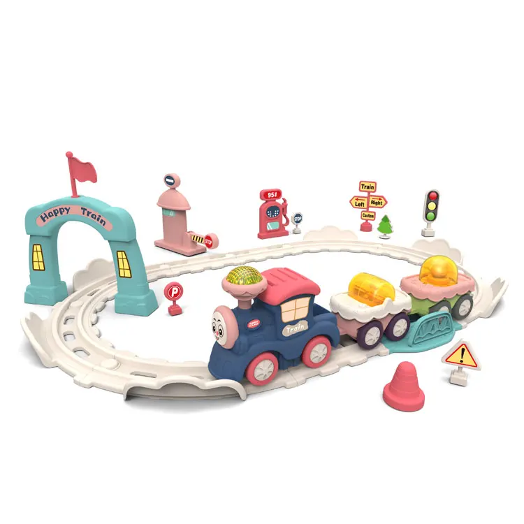 Kids列車レールおもちゃ電車トラックセット音と光のおもちゃのギフト子供の漫画電車 Buy 列車レールおもちゃ 電車のおもちゃ おもちゃの列車のトラック Product On Alibaba Com