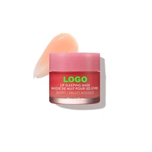 Private Label Overnight Nourishing Lip Sleeping Mask Vitamin C Infused Gel Treatment Hydrating Shea Murumuru Butter for Lips