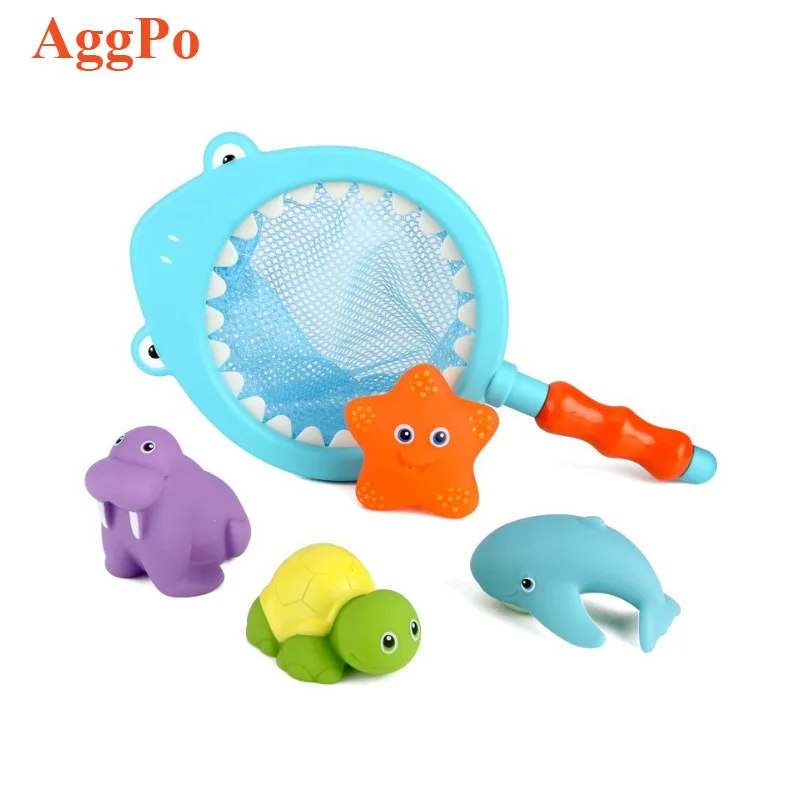 Baby Bath Toys Cartoon Marine Animals Set Kids Pool Squeeze Squirts Toys  Bath Time Fun Learning & Education Toys For Toddlers - Buy Baby Bath Toys  Cartoon Marine Animals Set,Kids Pool Squeeze