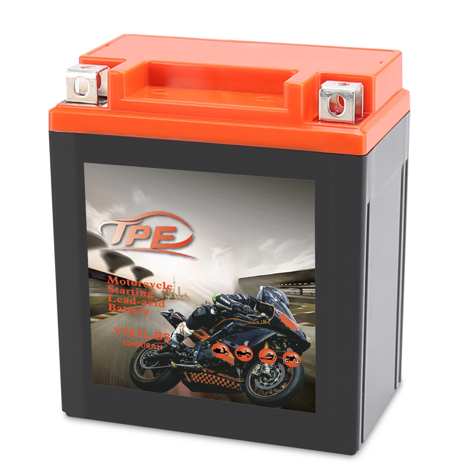 Started Battery YTX7L-BS 12V Battery-AGM Battery+Maintainer for Motorcycle , Electric Bike , Scooters & Powersport Vehicles.
