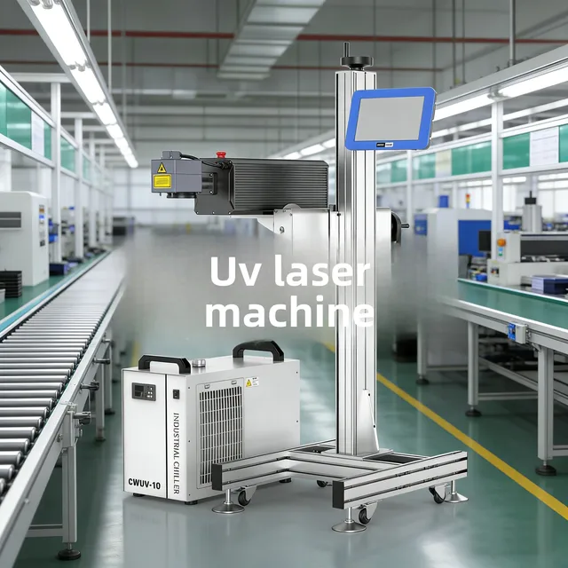 Laser Coding Machine Flying Conveyor-Line Fully Automatic Production-Date CO2 Fiber UV Marking Inkjet Printer China No Warranty 4