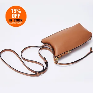 Factory Wholesale 2026 New Fashion Genuine Leather Sling Mini  Messenger Cellphone Crossbody Phone Bag for Women