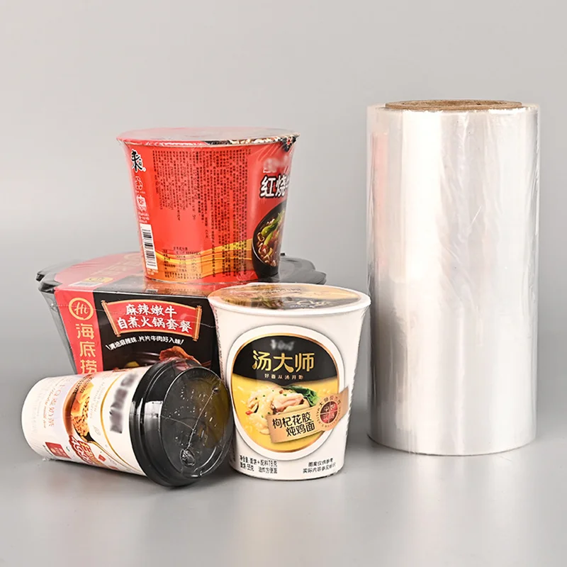 Customised Heat Plastic Wrap Packaging Sleeve Roll Pof Transparent