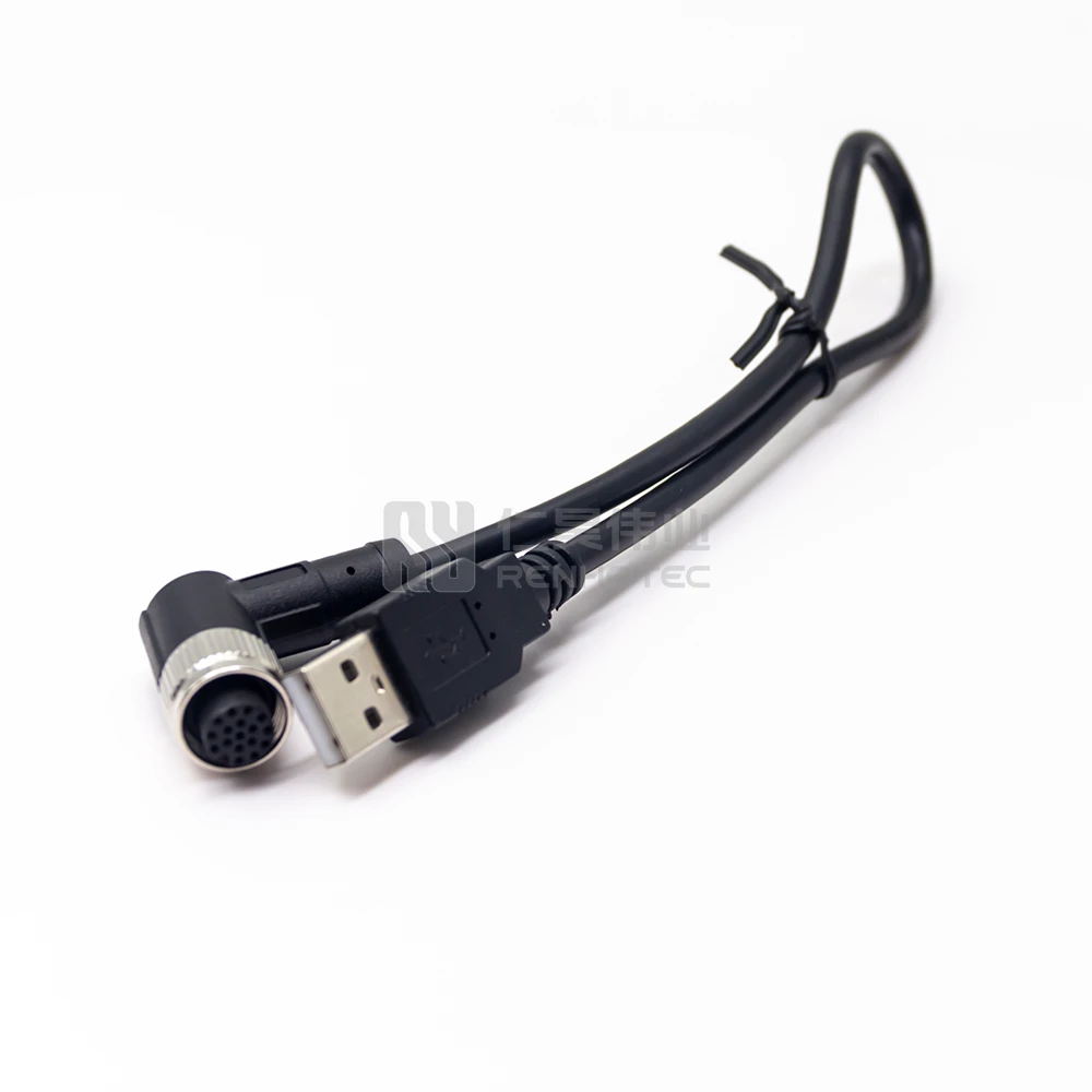 m12 5pin connector cables waterproof rs485
