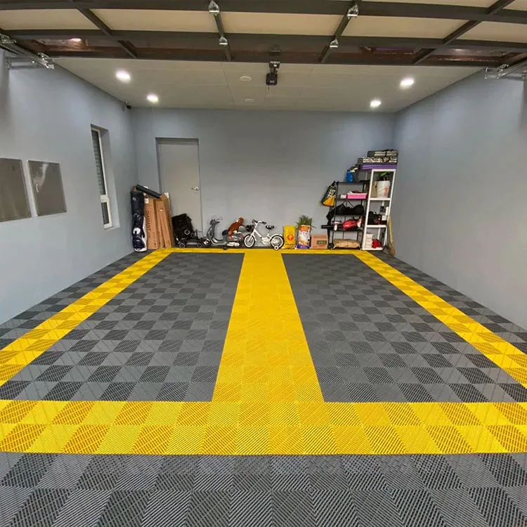 Free Flow Garage Floor Tiles Work Great For Car Detailing Shop Car