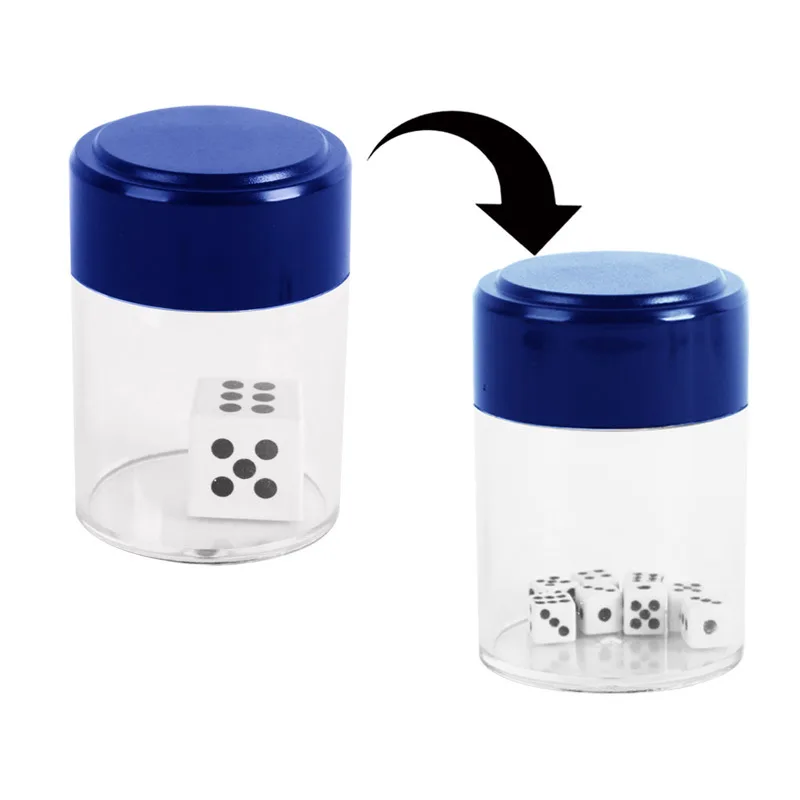 Magic Dice Bomb Easy and Classic Single Magic Trick Toy Black Dices Trick Magic Props