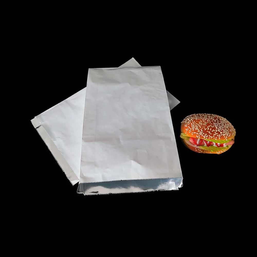 Feuille d'aluminium pour sac en papier pour aliments frits au poulet