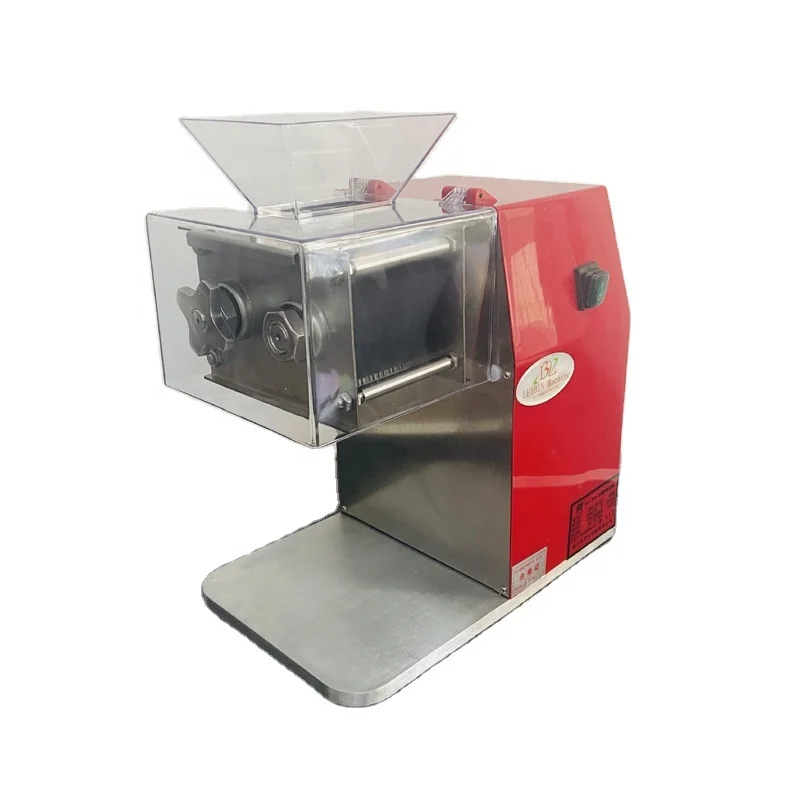 Automatic Commercial Mini Table Top Food Cutting Cutter Vegetable Fruit Slicer Fresh Meat Slice Machine
