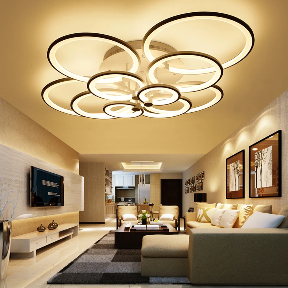 New Design Home Lighting Dimmable Led Living Room Bedroom Modern Decorative Fixtures Ceiling Light