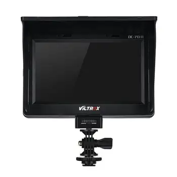 Viltrox DC-70II 1024 * 600 7'' Clip-on Color TFT LCD HD Monitor with  AV Input for DSLR Camera Camcorder detail image