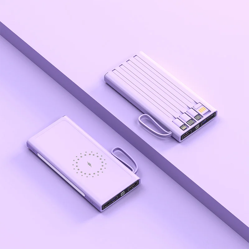 30000mah Wireless Portable Powerbank Fast Charging Quick Charge Flash