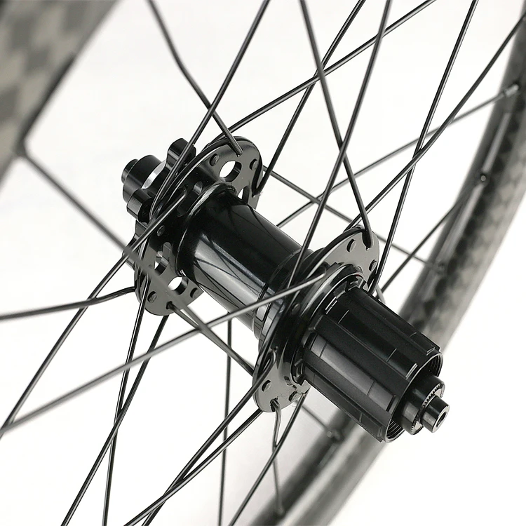カーボン406ホイールセット38mm深さチューブレス折りたたみ