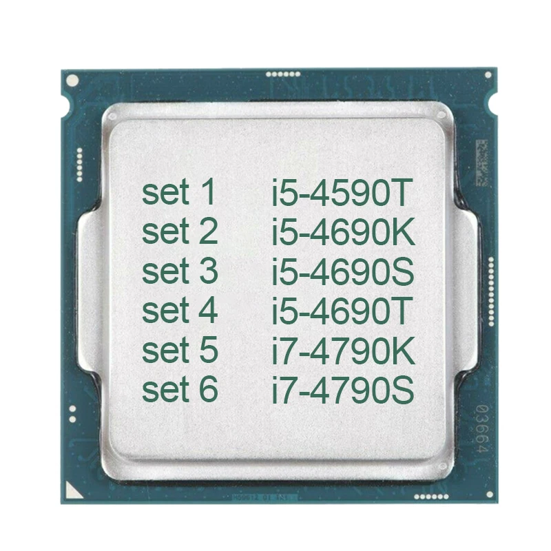 I7 4790s. I5 4690k i7 2600k.