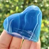 Additive Color Blue Agate Heart