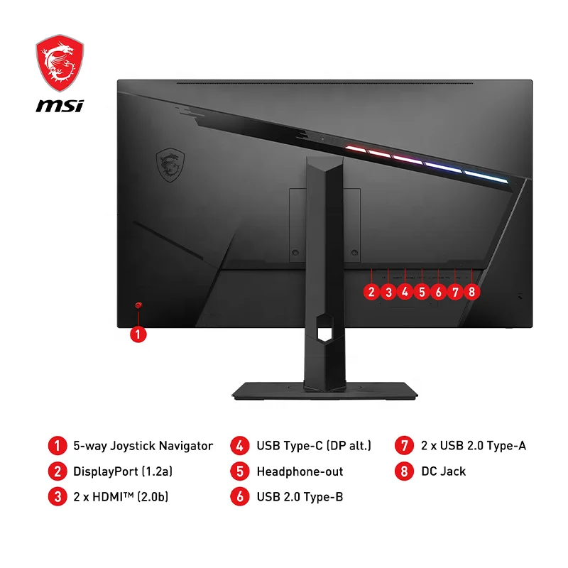 MSI MAG323UPFモニター32インチ4Kゲーミングモニター160 Hz