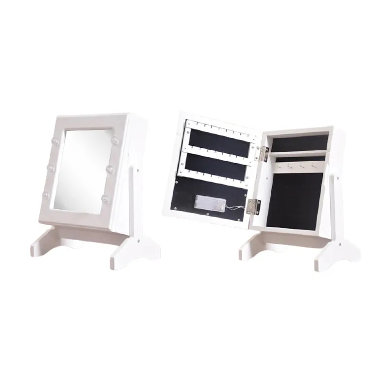 Косметический зеркальный шкаф для ювелирных изделий в современном стиле, шкаф, мини-органайзер для ювелирных изделий