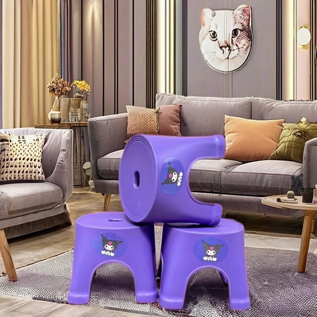 Thick Plastic Small Stool, Bathroom Low Stool, Anti slip Stool
